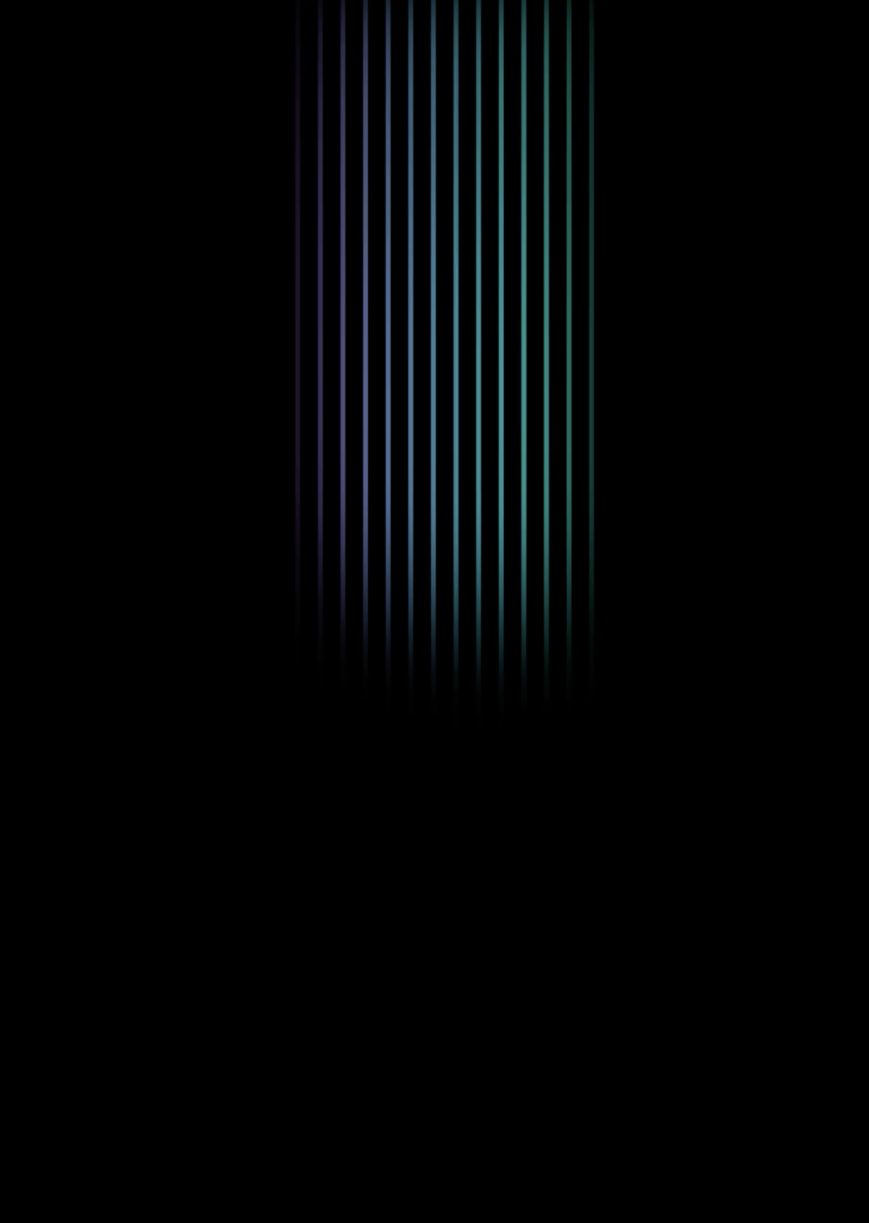 Blue graphic lines on a black background